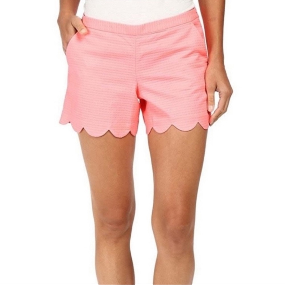 Lilly Pulitzer Buttercup Scalloped Pink Shorts